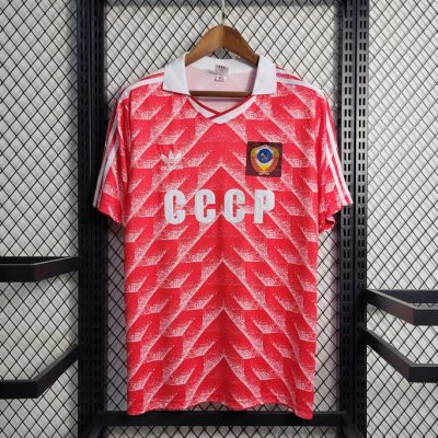 1988 Soviet Union Home Retro Soccer Jersey