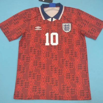 1994 England Away Retro Soccer Jersey