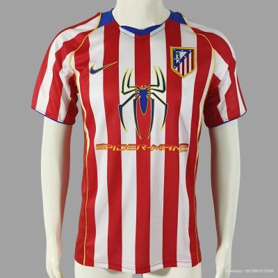 04/05 Atletico Madrid Home Retro Soccer Jersey