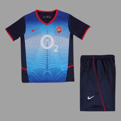 02/04 Arsenal Away Kids Retro Soccer Jersey Size 16-28