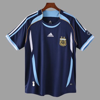 2006 Argentina Away Retro Soccer Jersey