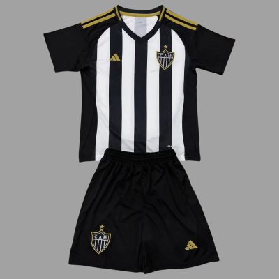 2025 Atletico Mineiro Home Kids Soccer Jersey Size 16-28