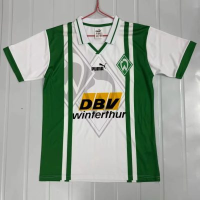 96/97 Werder Bremen Home Retro Soccer Jersey