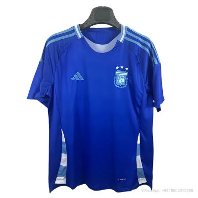 2024 Argentina away blue soccer jersey yupoo