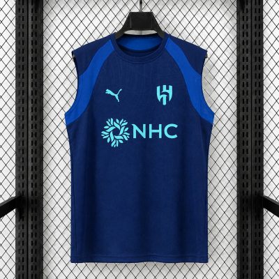 26/27 Al Hilal Player Version Blue Training Vest