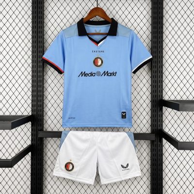 26/27 Feyenoord Away Kids Soccer Jersey