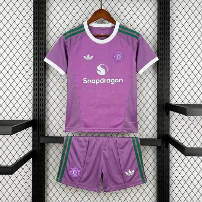 26/27 Manchester United Goalkeeper 2 Kids Soccer Jersey