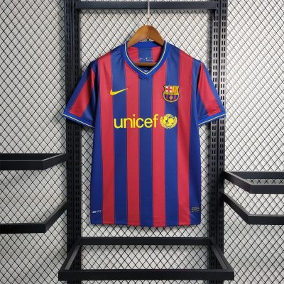 09/10 Barcelona Home Retro Soccer Jersey