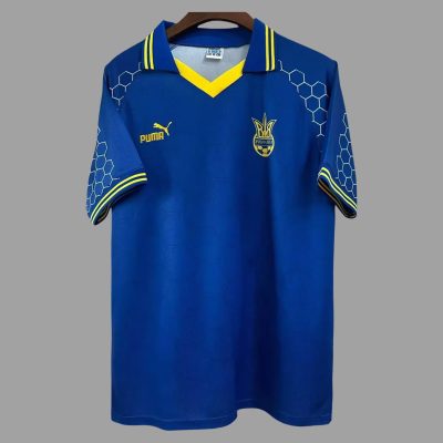 1998 Ukraine Away Retro Soccer Jersey