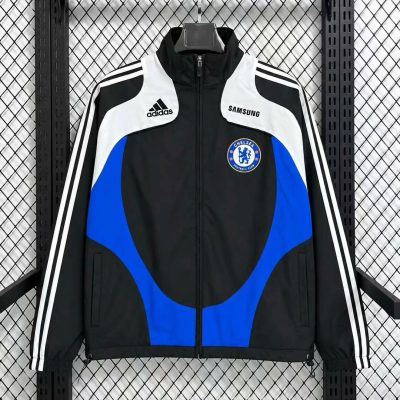 08/09 Chelsea Black Blue White Windbreaker
