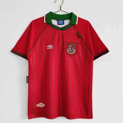 1994 Wales Home Retro Soccer Jersey