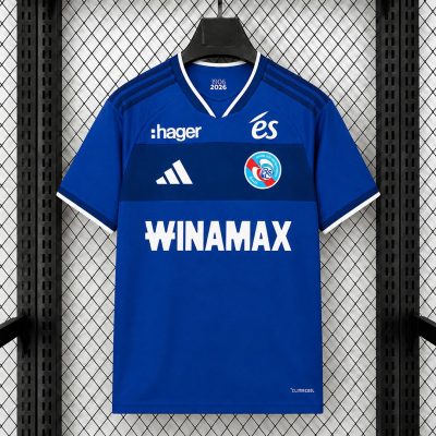 26/27 Strasbourg Home Soccer Jersey