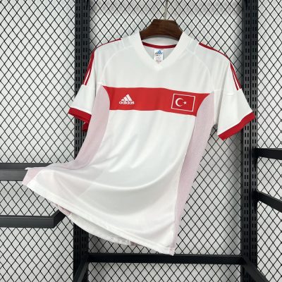 2002 Turkey Away Retro Soccer Jersey