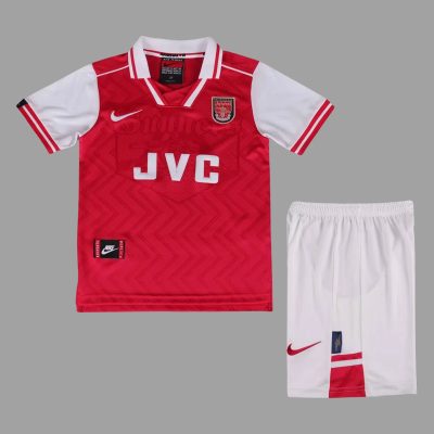 96/98 Arsenal Home Kids Retro Soccer Jersey Size 16-28