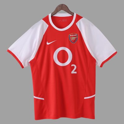 02/04 Arsenal Home Retro Soccer Jersey