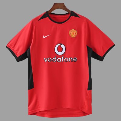 02/04 Manchester United Home Retro Soccer Jersey