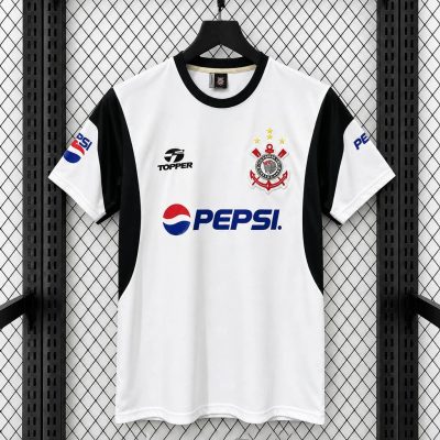 2002 Corinthians Home Retro Soccer Jersey