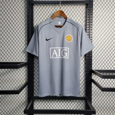 07/08 Manchester United Goalkeeper 4 Retro Soccer Jersey