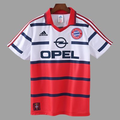 98/00 Bayern Munich Away Retro Soccer Jersey