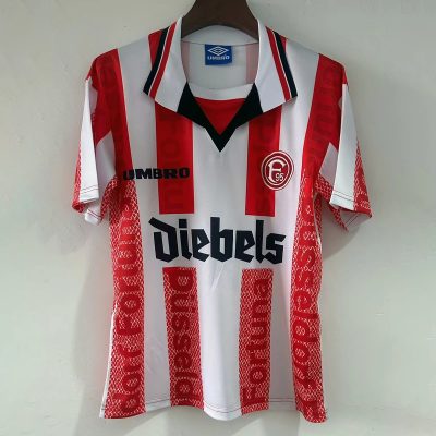 96/98 Dusseldorf Home Retro Soccer Jersey