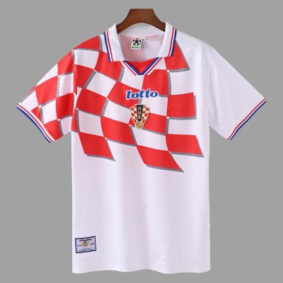 1998 Croatia Home Retro Soccer Jersey