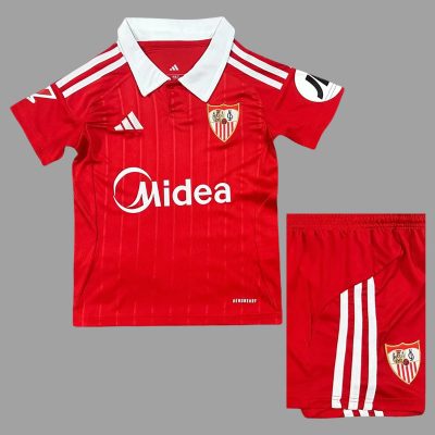 25/26 Sevilla Away Kids Soccer Jersey Size 16-28