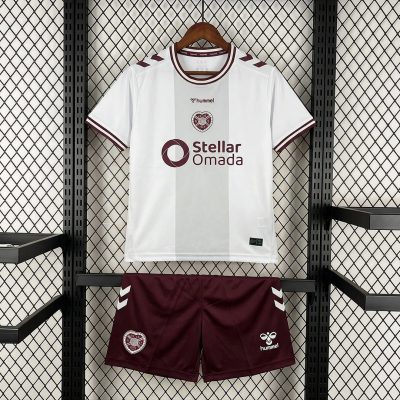 26/27 Heart of Midlothian FC Away Kids Soccer Jersey