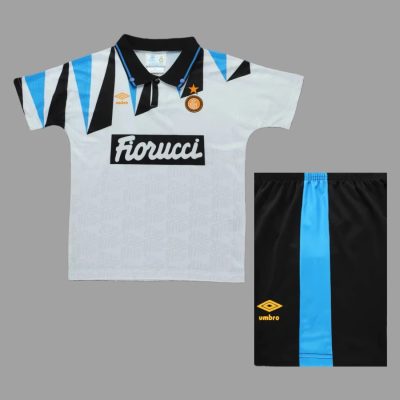 92/93 Inter Milan Away Kids Retro Soccer Jersey Size 16-28