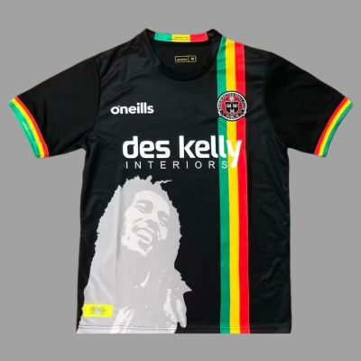 2022 Bohemian Bob Marley Black Soccer Jersey