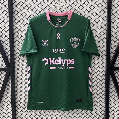 25/26 Saint-Etienne Pink October Special Edition Soccer Jersey