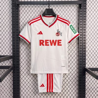26/27 Koln Home Kids Soccer Jersey