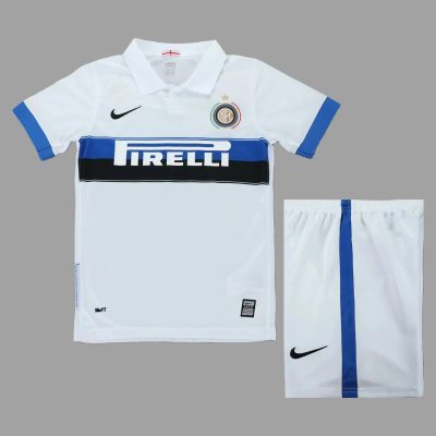 09/10 Inter Milan Away Kids Retro Soccer Jersey Size 16-28