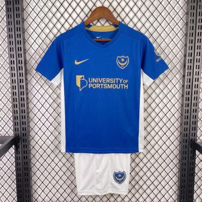 26/27 Portsmouth Home Kids Soccer Jersey