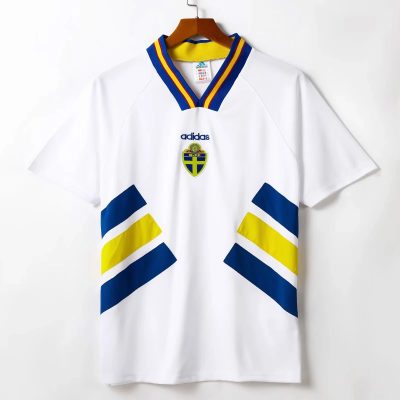 1994 Sweden Away Retro Soccer Jersey