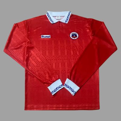 1995 Chile Home Long Sleeve Retro Soccer Jersey