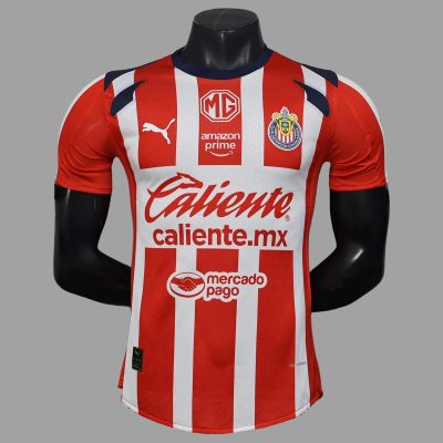 25/26 Chivas Home Player Version Soccer Jersey