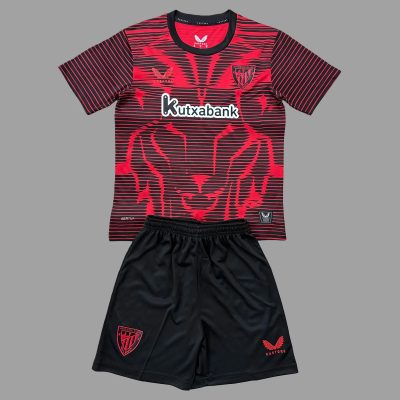 25/26 Athletic Bilbao Fourth Kids Soccer Jersey Size 16-28