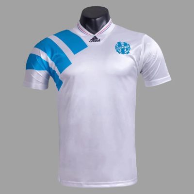 92/93 Marseille Champions League Final Home Retro Soccer Jersey