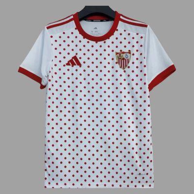 25/26 Sevilla White Pre-Match Jersey