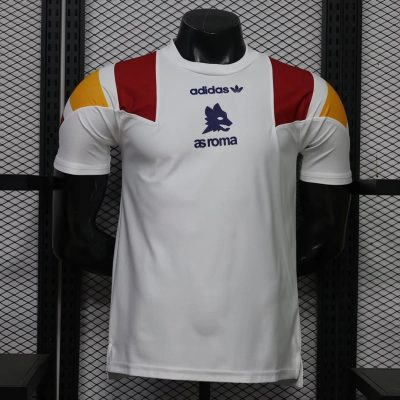 26/27 Roma EQT White Player Version Soccer Jersey