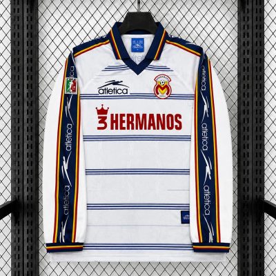 99/00 Morelia Away Long Sleeve Retro Soccer Jersey