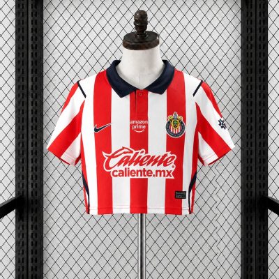 26/27 Chivas Home Women Crop Jersey