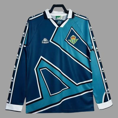95/97 Real Betis Away Long Sleeve Retro Soccer Jersey