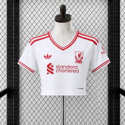 26/27 Liverpool Away Crop Soccer Jersey