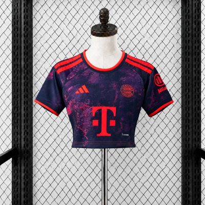 26/27 Bayern Munich Third Women Crop Jersey