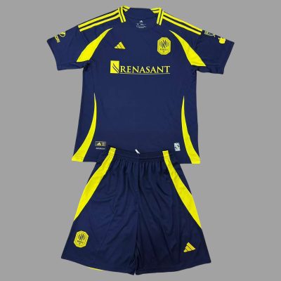 2025 Nashville Away Kids Soccer Jersey Size 16-28