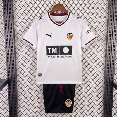 26/27 Valencia CF Home Kids Soccer Jersey