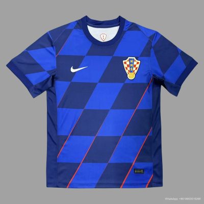 2024 Croatia away soccer jersey