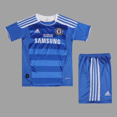 11/12 Chelsea Home Kids Retro Soccer Jersey Size 16-28