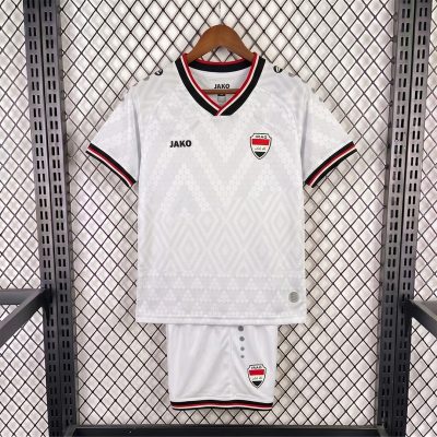 2026 Iraq Home Kids Soccer Jersey Size 16-28
